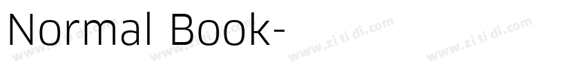 Normal Book字体转换